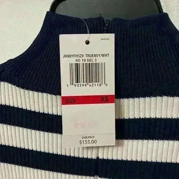 Michael Kors striped navy & white dress - Picture 4 of 4